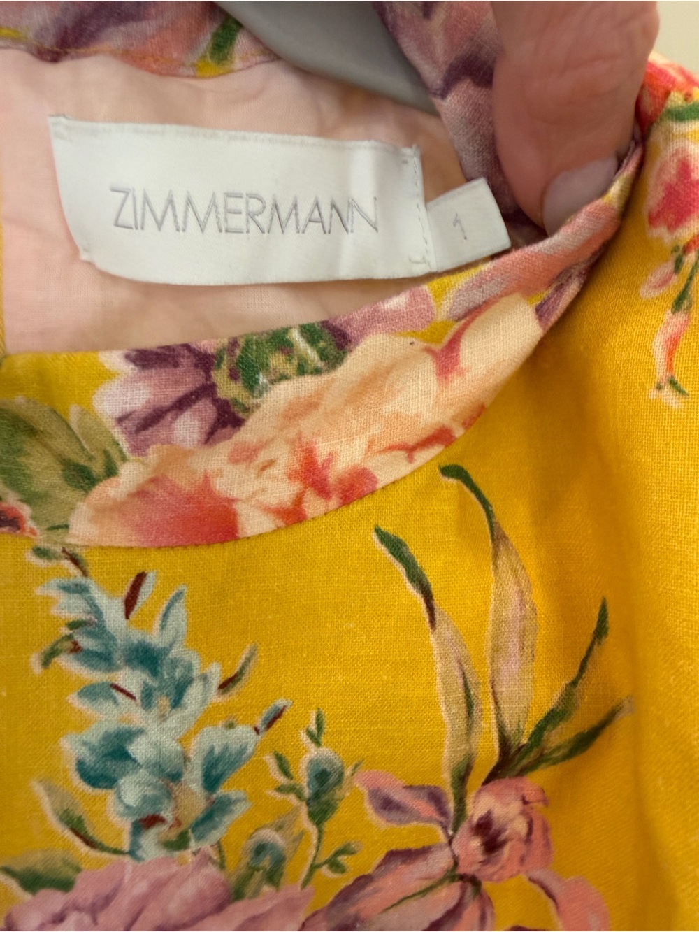 Yellow floral Zimmermann dress, Never worn 💙 - Picture 7 of 9